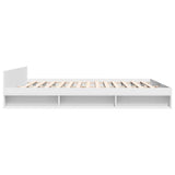 Bed Frame with Drawers without Mattress White 200x200 cm 3280720