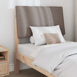 Upholstered Headboard Taupe 80 cm Solid Pine Wood 879312