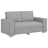 Sofa Set with Cushion 3 pcs Grey 220 x 78 x 84 cm Fabric 3324617