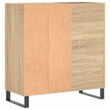 Record Cabinet Sonoma Oak 84.5x38x89 cm Engineered Wood 831783