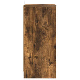 Bedside Table Smoked Oak 40 x 30 x 467 cm Engineered Wood 888917