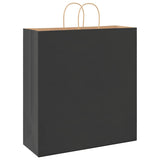 Paper Bags 50 pcs with Handles Black 45x17x48 cm 4101639