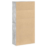 Bookcase Concrete Grey 60x24x120 cm Engineered Wood 860421