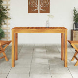 Garden Dining Table 110x55x75 cm Solid Wood Acacia 366368
