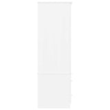 Wardrobe ALTA White 90x55x170 cm Solid Wood Pine 353930