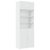 Storage Cabinet White 80x42.5x225 cm Engineered Wood 3281343