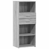 Highboard Grey Sonoma 50x42.5x124 cm Engineered Wood 846178