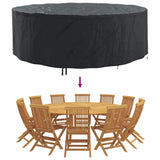 Furniture Cover Black 279 x 279 x 85 cm 600D Oxford Fbric 4106034