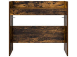 DJ Table Smoked Oak 102 x 45 x 102 cm Engineered Wood 8006744