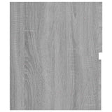 2 Piece Bathroom Furniture Set Grey Sonoma Engineered Wood 815739