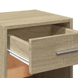 Bedside Cabinets 2 pcs Sonoma Oak 35x34x65 cm Engineered Wood 840581