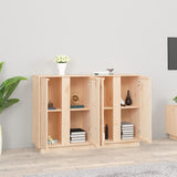 Sideboard 120x35x80 cm Solid Wood Pine 814494