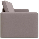 Sofa Bed Taupe 245 x 78 x 77 cm Fabric 4106720