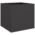 ZNTS Planter Black 42x40x39 cm Cold-rolled Steel 841547