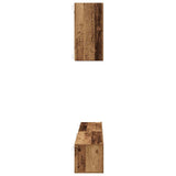 TV Cabinet Set Wall-mounted 5 pcs Old Wood Engineered Wood 3393195