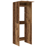 Wash Machine Cabinet with Storage Old Wood 67.5 x 68 x 200 cm 3422790