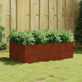 Garden Raised Bed 120x80x40 cm Corten Steel 824532