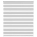 Zebra Blind Light Grey 130x100 cm Fabric Width 125.9 cm Polyester 4014423
