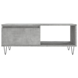 Coffee Table Concrete Grey 90x50x36.5 cm Engineered Wood 830568