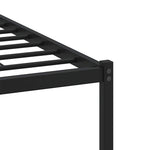 Bed Frame without Mattress with Headboard Brown Oak 150x200 cm King Size 4017153