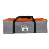 Tent 16-Person with Roof Grey and Orange 680 x 510 x 210 cm 42004007