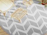 Outdoor Carpet ARAKIL Grey 200 cm PP 368524