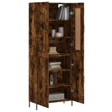 Highboard Smoked Oak 69.5x34x180 cm Engineered Wood 3199566