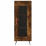Sideboard Smoked Oak 34.5x34x90 cm Engineered Wood 828769