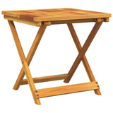 Folding Garden Table 50x50x50 cm Solid Wood Acacia 364893