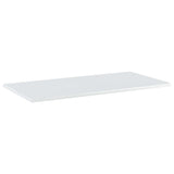 Bookshelf Boards 8 pcs High Gloss White 80x40x1.5 cm Engineered Wood 805341