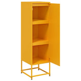 Highboard Mustard Yellow 36x39x123 cm Steel 846527