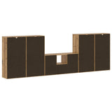 5 Piece TV Units with Storage ODDA Solid Wood Pine 3365376
