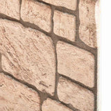 3D Wall Panels with Beige Brick Design 10 pcs EPS 147206