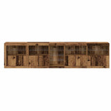 LED Sideboard Old Wood 283 x 37 x 67 cm Engineered Wood 3333114