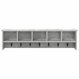 Wall-Mounted Coat Rack Concrete Grey 100 x 16 x 26 cm 874326