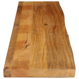Table Top Live Edge 160x30x2.5 cm Solid Wood Mango 370532