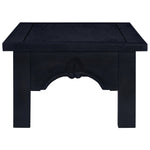 ZNTS Coffee Table Light Black Coffee 100x50x30 cm Solid Mahogany Wood 288829