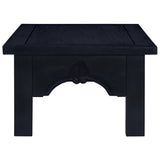 ZNTS Coffee Table Light Black Coffee 100x50x30 cm Solid Mahogany Wood 288829