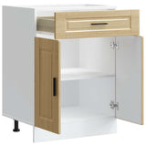 Kitchen Base Cabinet Porto Sonoma Oak Engineered Wood 853970