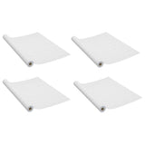 Self-adhesive Door Films 4 pcs White Wood 210x90 cm PVC 3059642