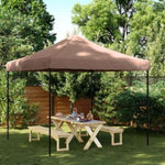 Foldable Party Tent Pop-Up Brown 292x292x315 cm 4004918