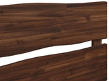 Live Edge Headboard ROSTOCK Dark Brown 120 cm Solid Acacia Wood 903296