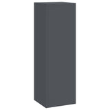 Plant Stand 3 pcs Anthracite Steel 865829