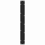 Dining Table Legs Black 2 pcs 80x cm Steel 4013312