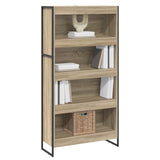 Book Cabinet 2 pcs Sonoma 80 x 30 x 155 cm Engineered Wood 3403005