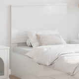 Headboard Gloss White 100 cm Engineered Wood 887675