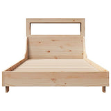Bed Frame without Mattress 100x200 cm Solid Wood Pine 3306426