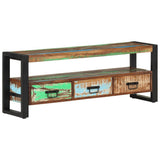 TV Cabinet 120x30x45 cm Solid Wood Reclaimed 351671