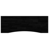 Desk Top Dark Brown 140x50x2.5 cm Solid Wood Oak Rectangular 4009030