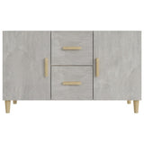 Sideboard Concrete Grey 100x36x60 cm Engineered Wood 812514